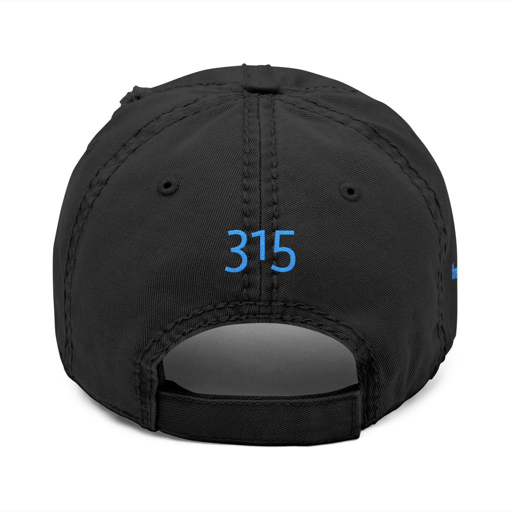 3 - Hat Distressed Embroidered TF Three Fifteen Dad Hat - Casual Chic Accessory