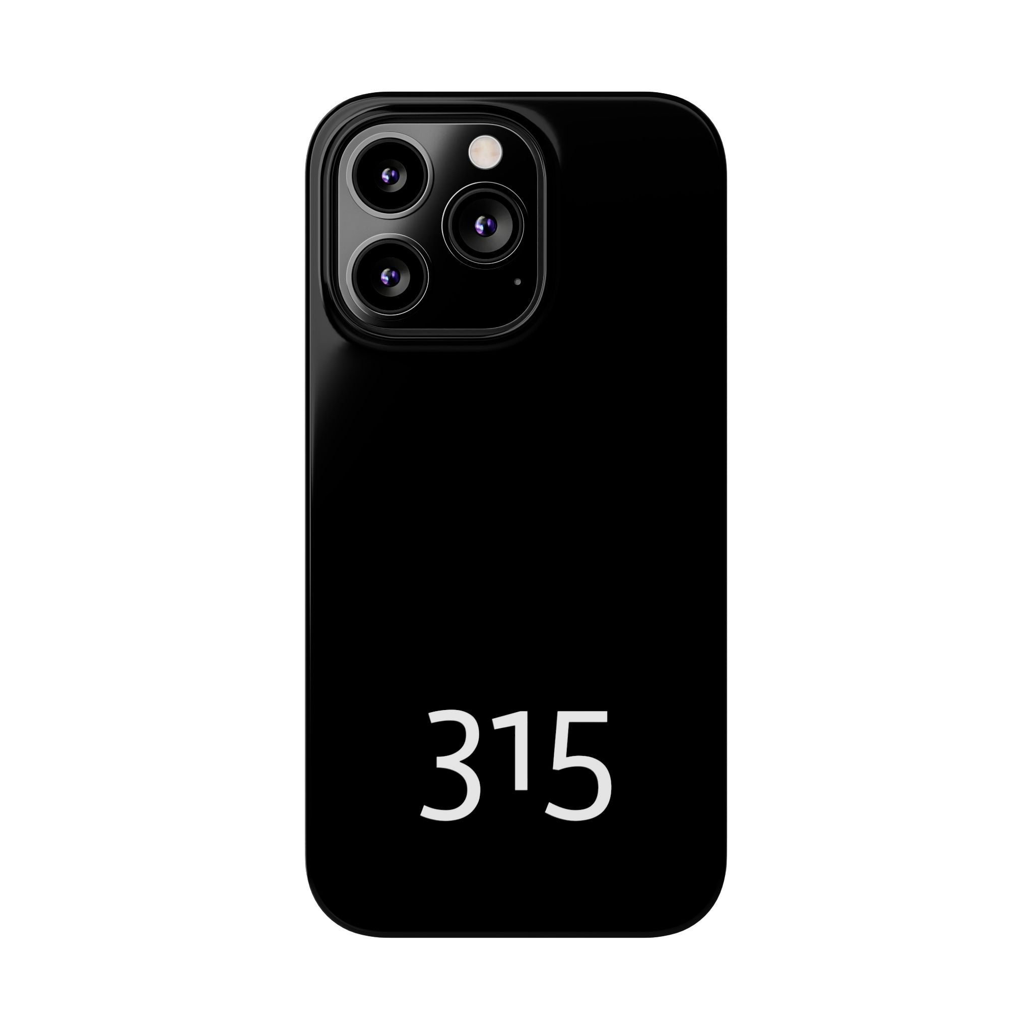 36 - Phone case 315 Slim Phone Case — Motivational Black Protective Cover