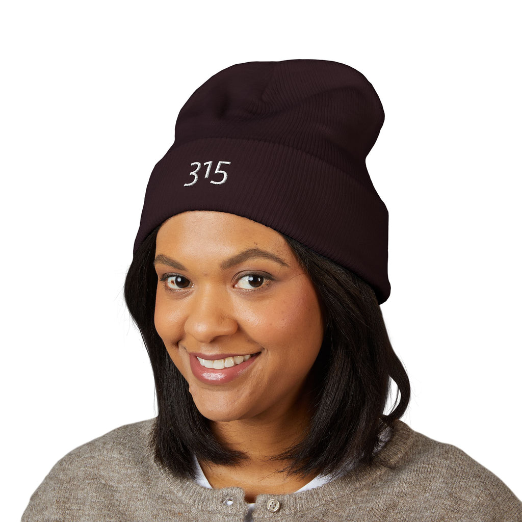 Embroidered Classic Cuffed Beanie - Stylish Warmth for Every Occasion