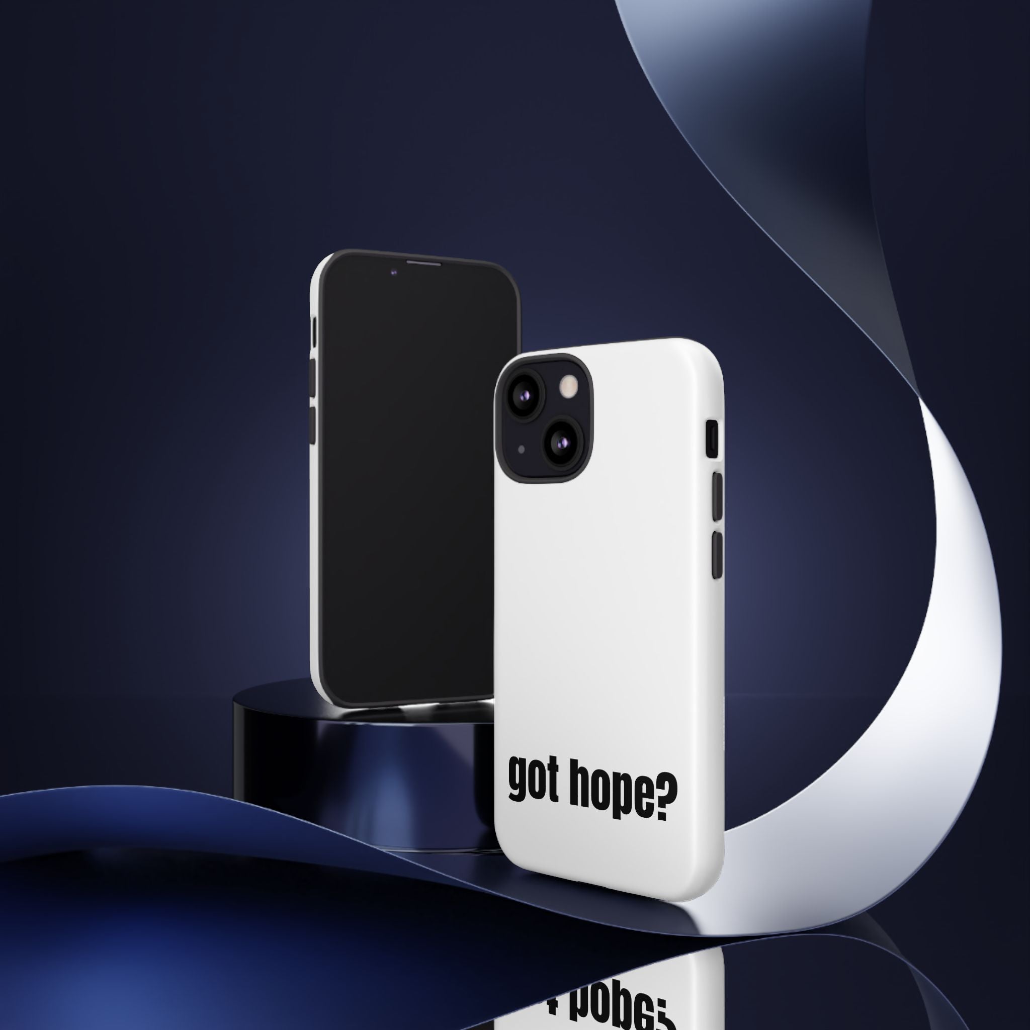 Phone Case — "got hope?" Minimalist Inspirational Protective Cover