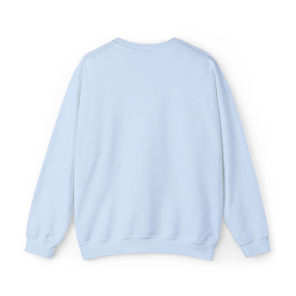 15 - Minimal '315' Embroidered Logo Crewneck Sweatshirt — White Casual Pullover