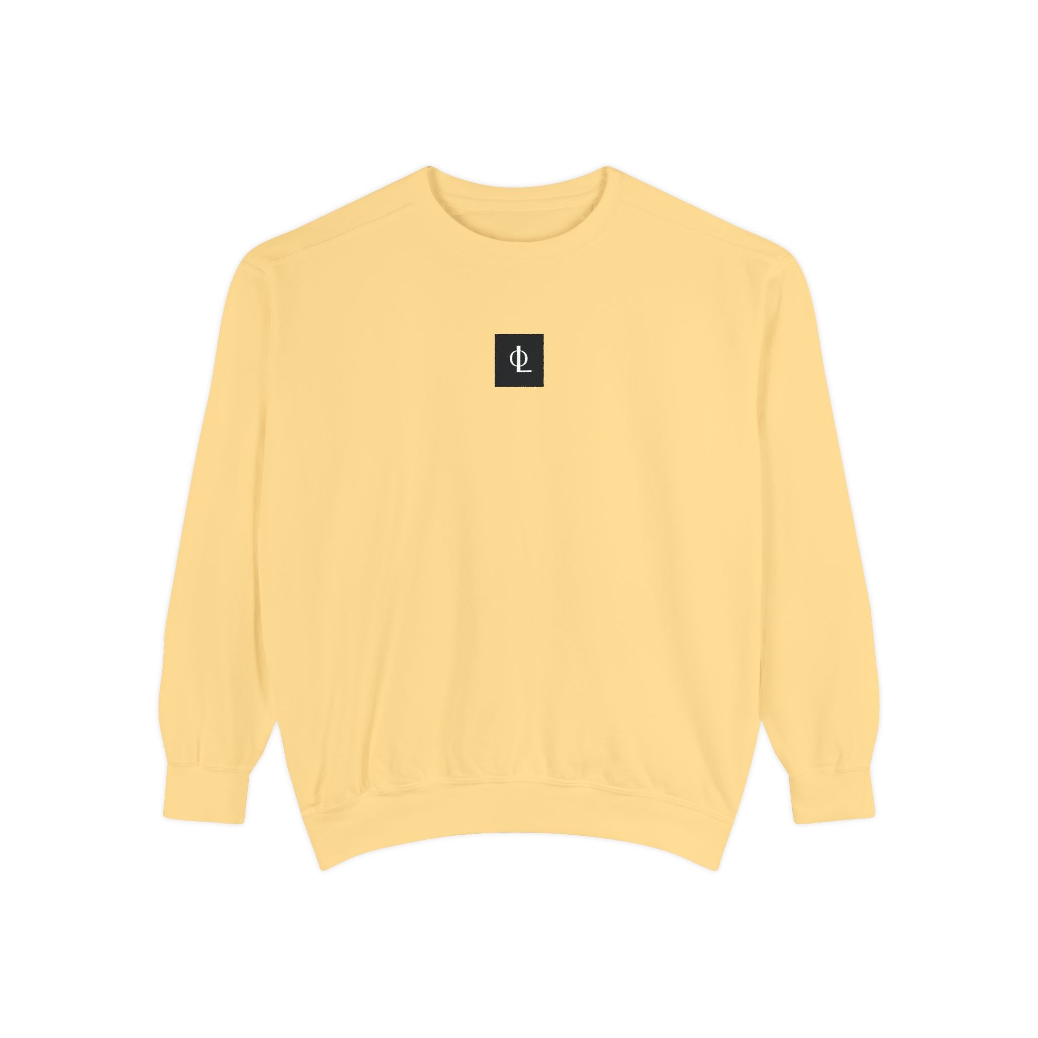 Multi Color - Outcome Leadership Embroidered 315 Minimalist Logo Sweatshirt — White Crewneck Casual Pullover