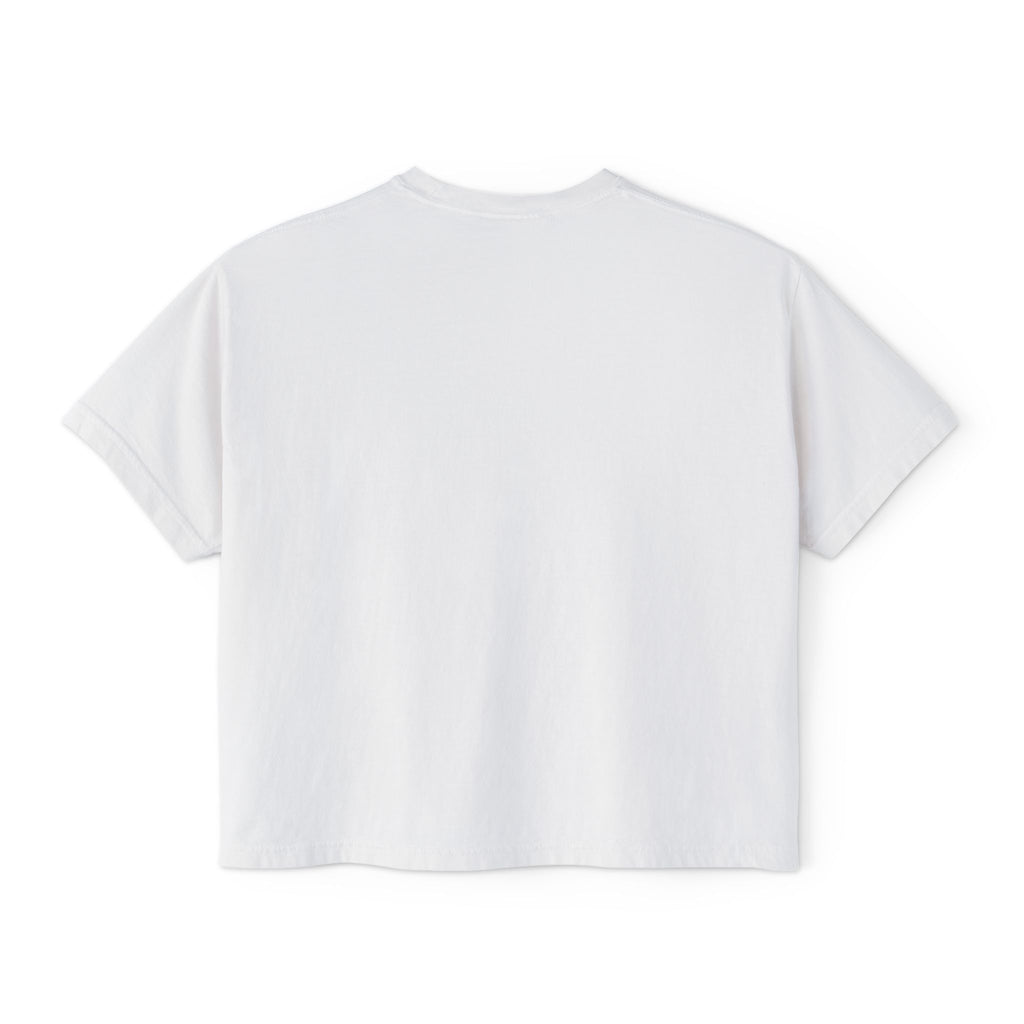 1 - Women's Boxy Tee Bold 315 — Minimalist City Number Graphic Shirt