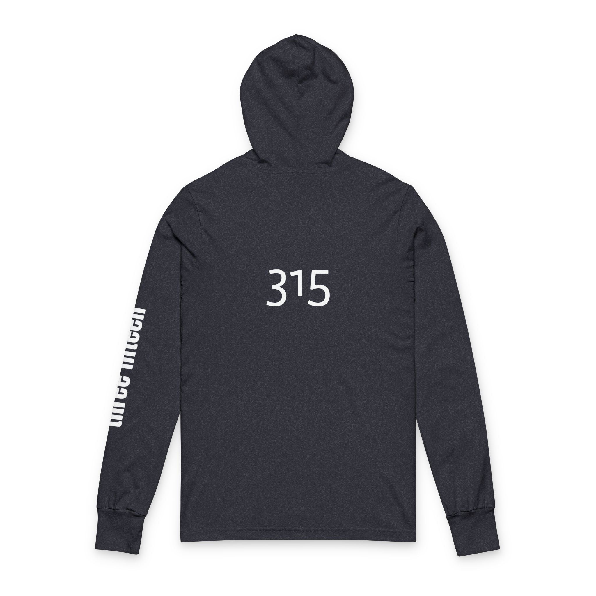 13 - Multi Color Inspirational Unisex Hooded Long Sleeve Tee - "This Isn't the End of My Story"
