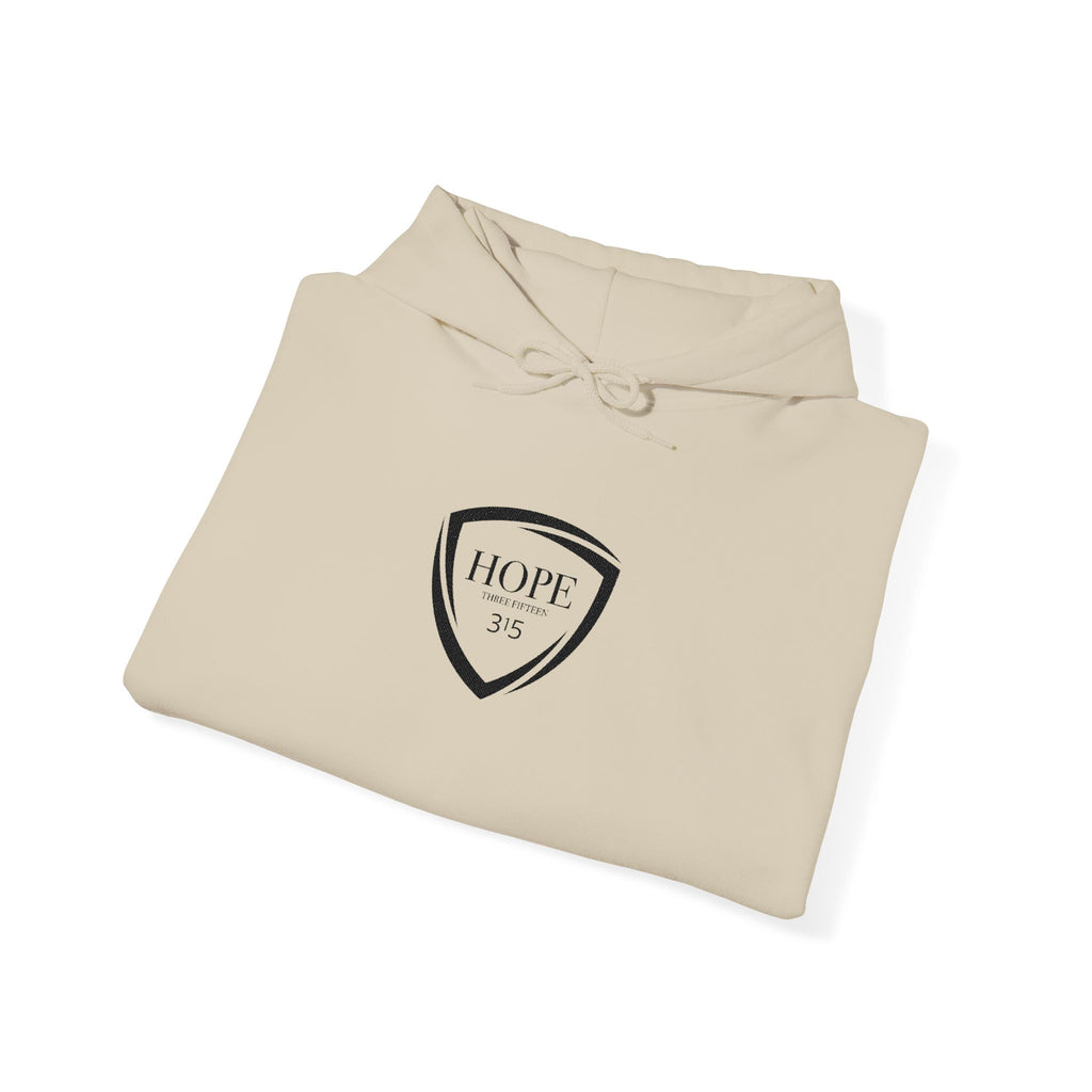 16 - Multi Color - Embroidered Hope Shield Hoodie — Pullover