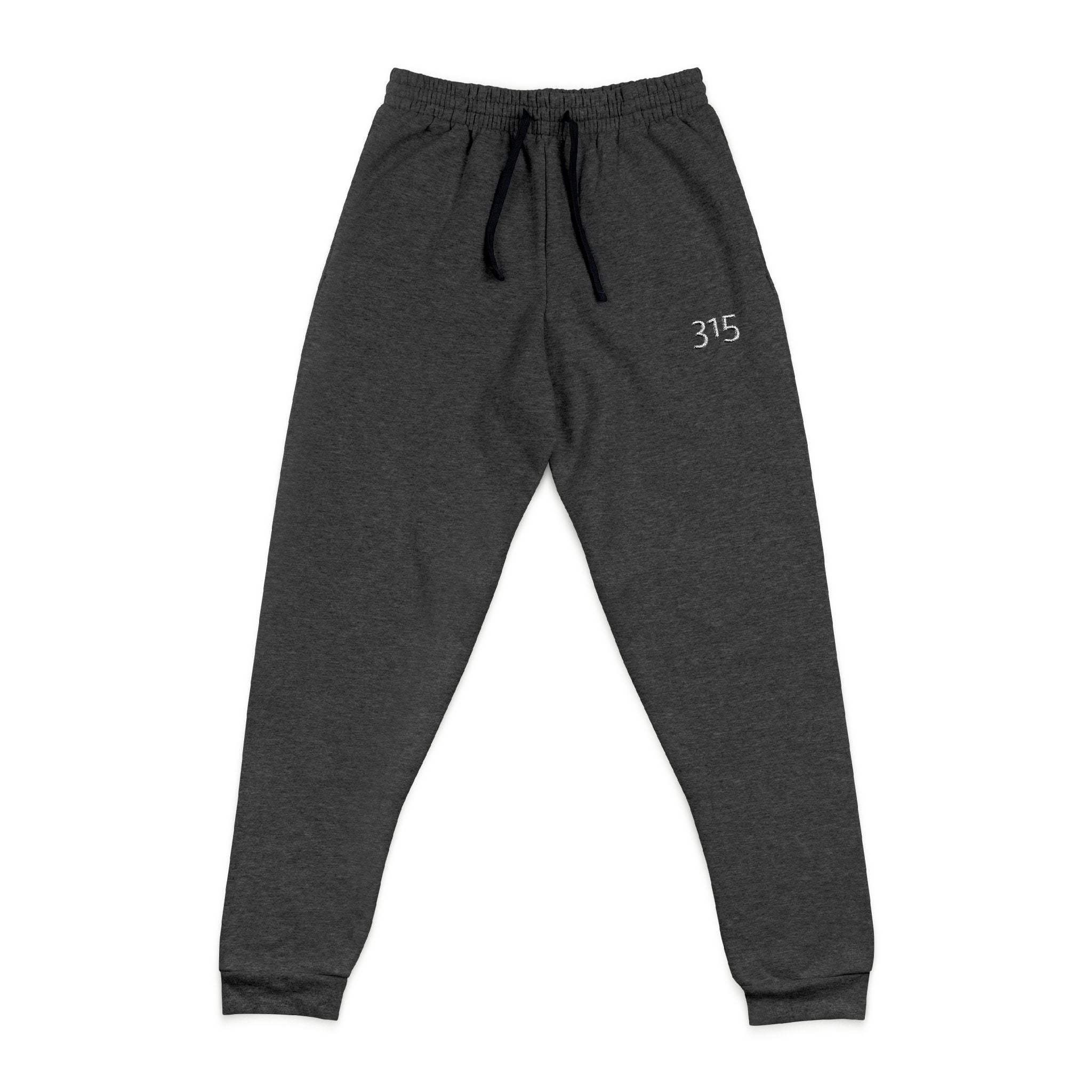 Embroidered 315 Joggers — Mens/Womens Cotton Blend Sweatpants
