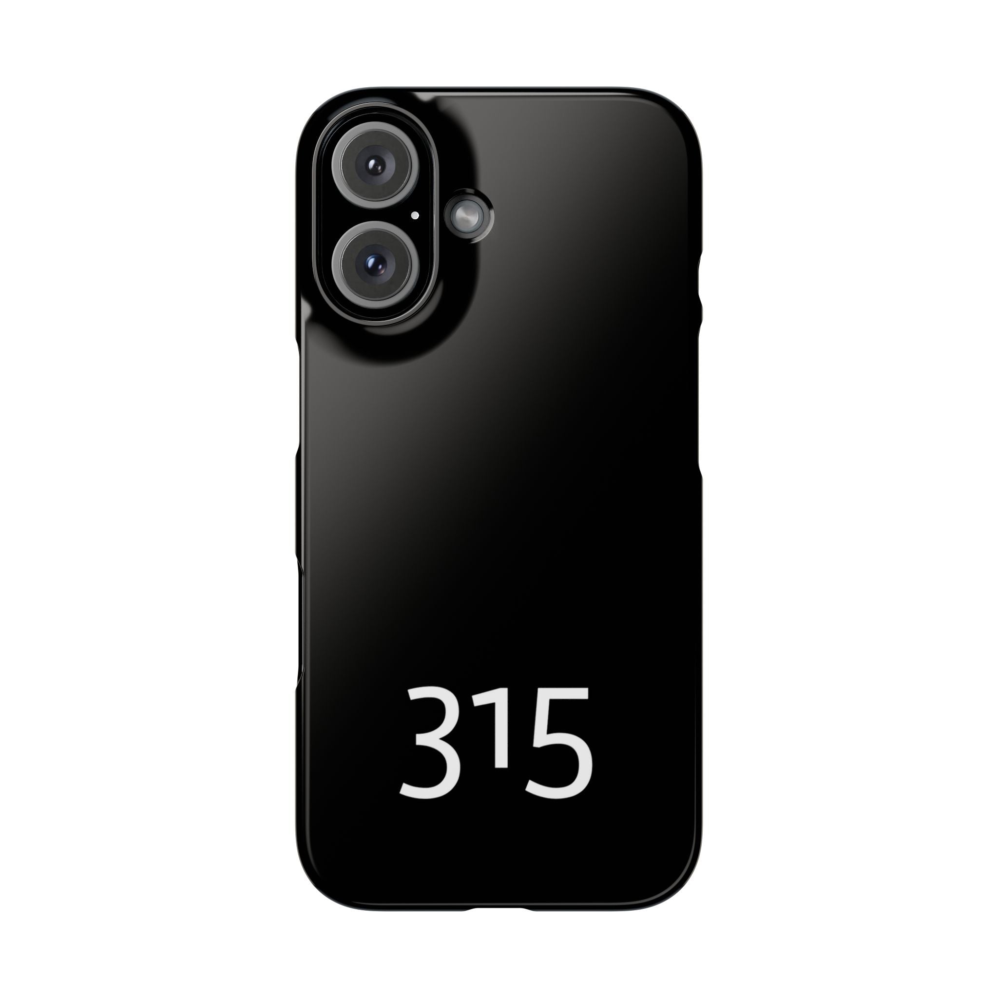 36 - Phone case 315 Slim Phone Case — Motivational Black Protective Cover