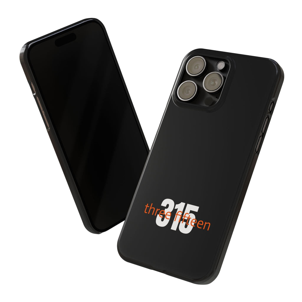 36 - Phone case 315 Slim Phone Case — Motivational Black Protective Cover