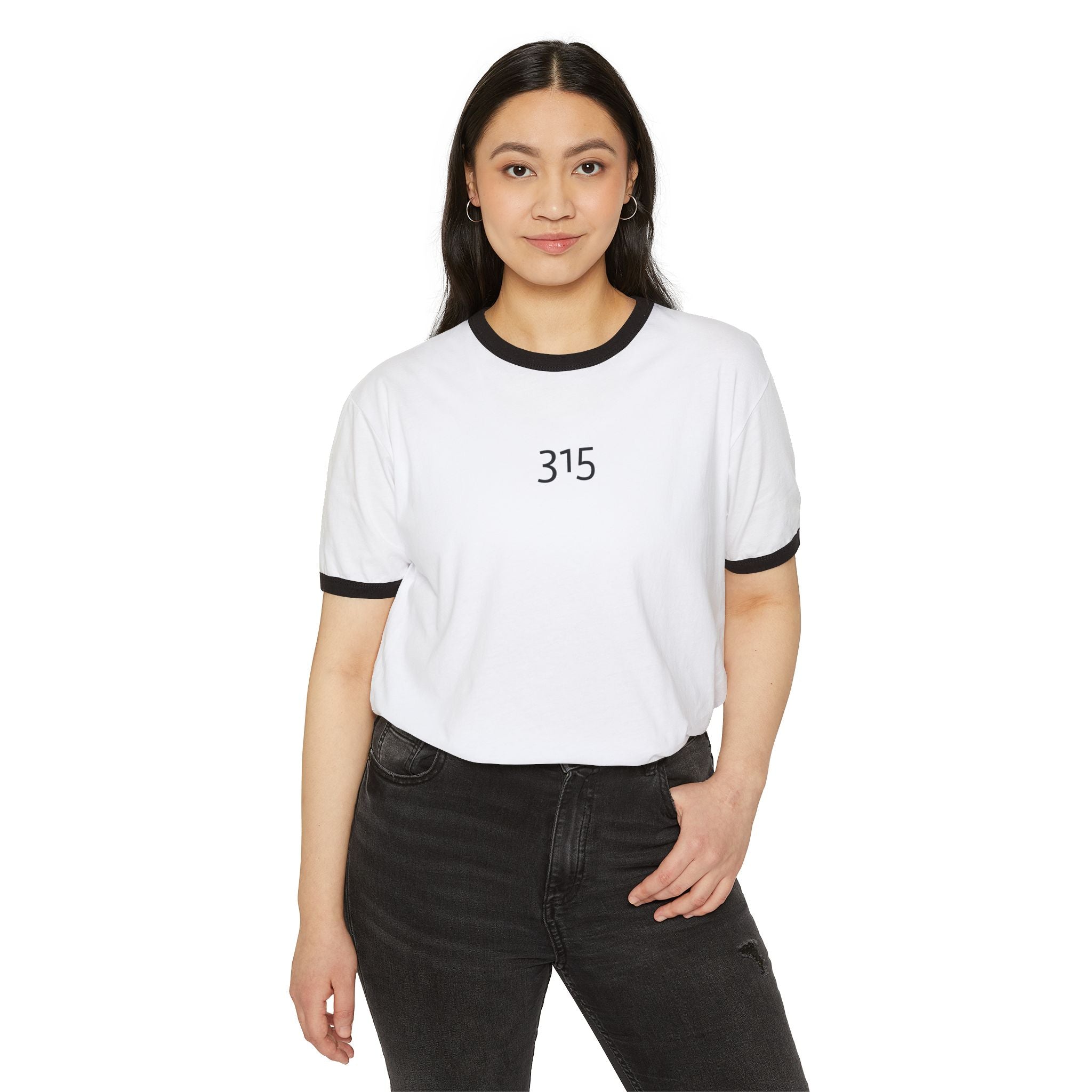 315 Unisex Cotton Ringer T-Shirt - Casual & Comfortable Style