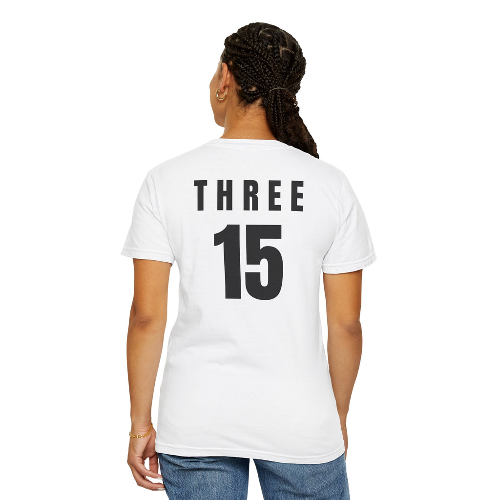 1 - Three 15 Multi Colors Front and Back Graphic T-Shirt