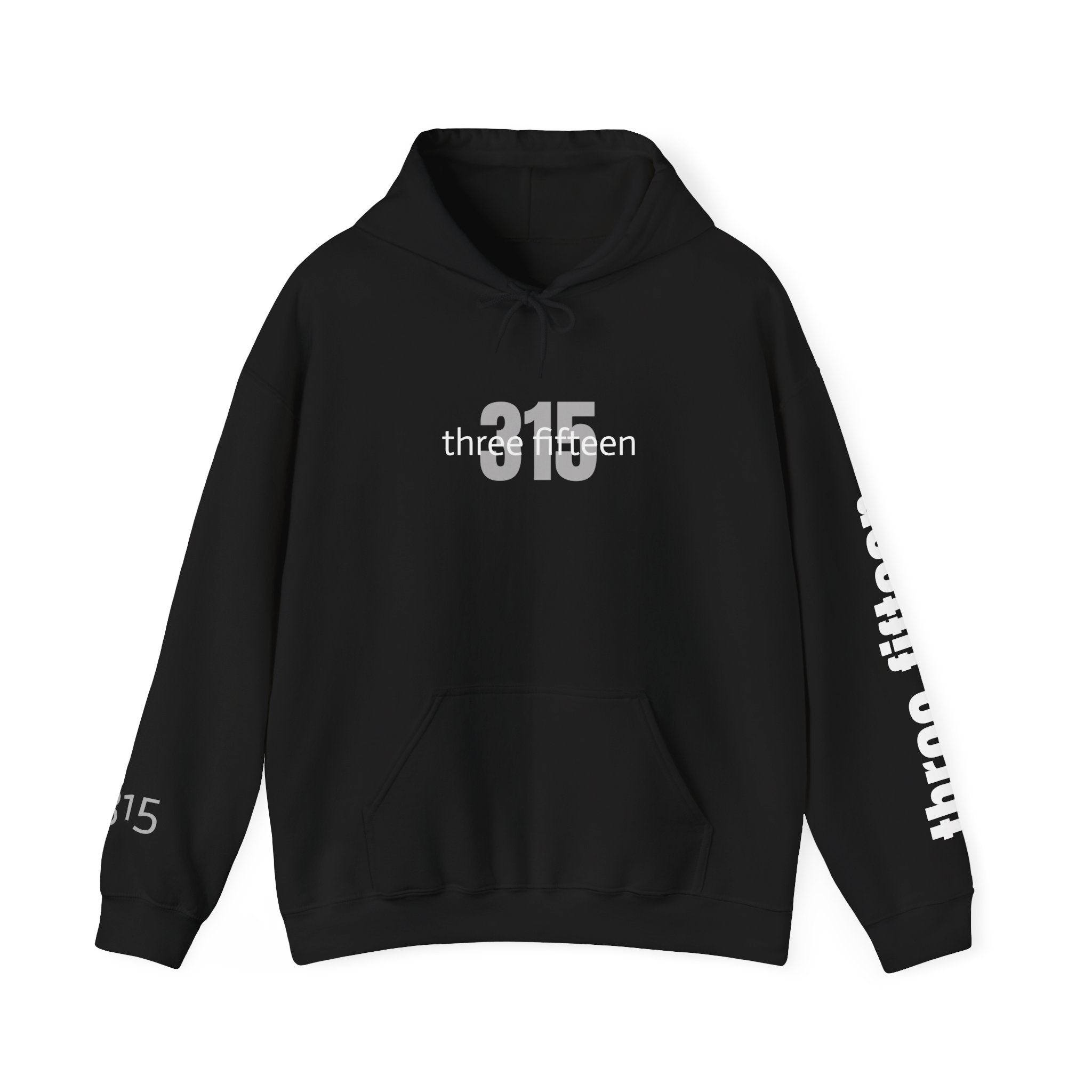 16 - Multi Color Printed Bold 315 Three Fifteen Inspirational Quote Hoodie - This Isn't The End Of My Story