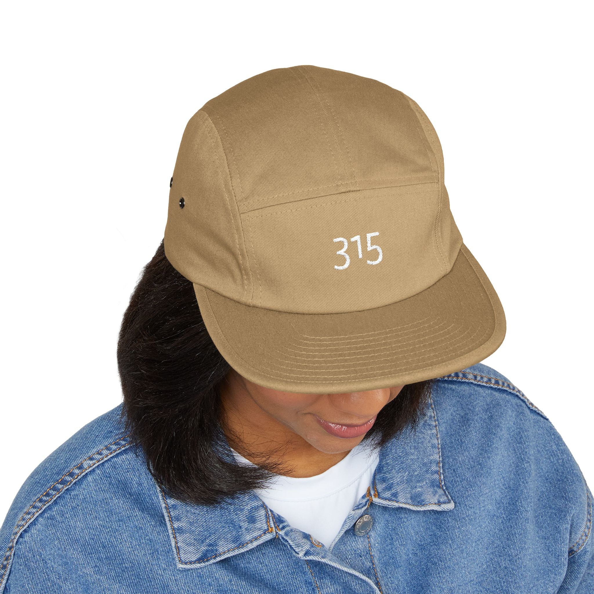 Embroidered 5 Panel Cap - Casual Streetwear with Unique Design (315)