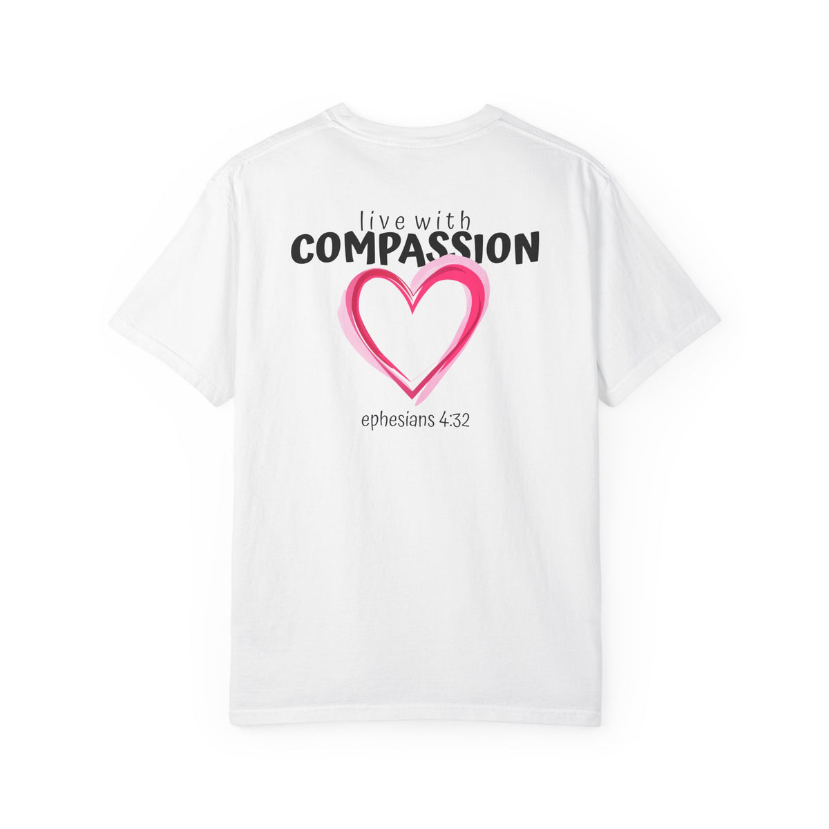 01 - Multi Color Tee - Live With Compassion - Multi Colors 315 Graphic T-Shirt