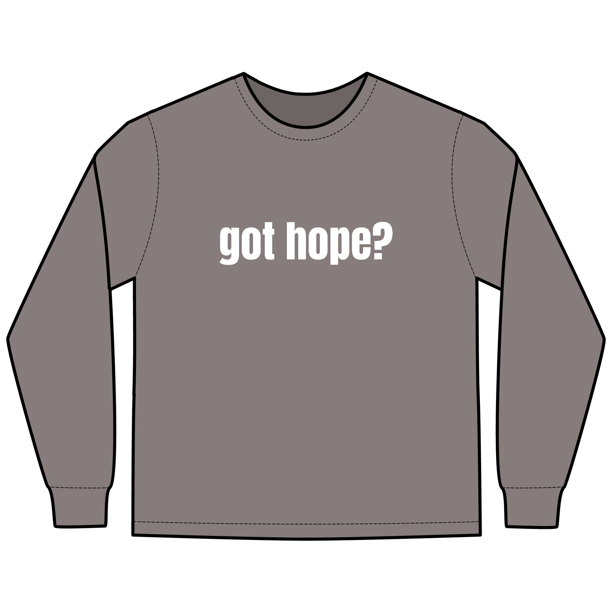 Multi Colors Hanes Garment-Dyed Long Sleeve T-Shirt with 315 Print