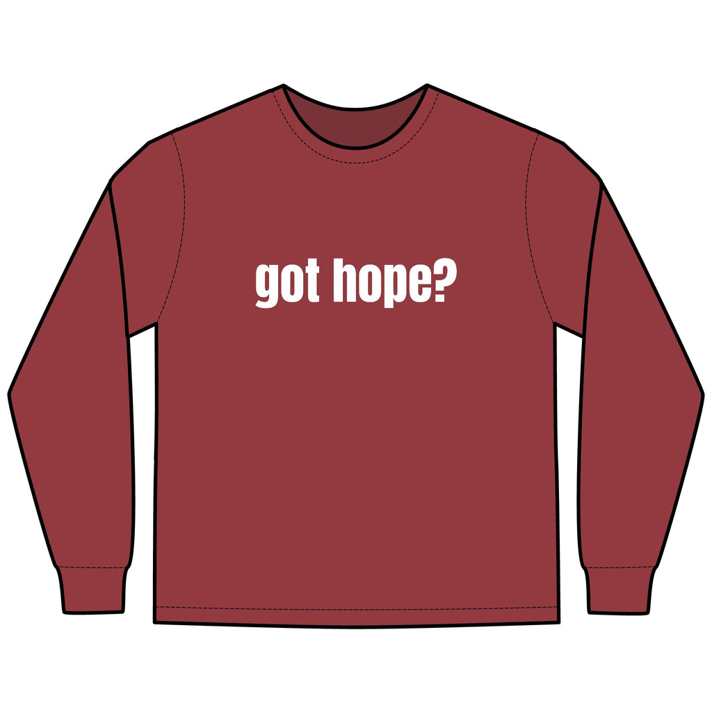 Multi Colors Hanes Garment-Dyed Long Sleeve T-Shirt with 315 Print