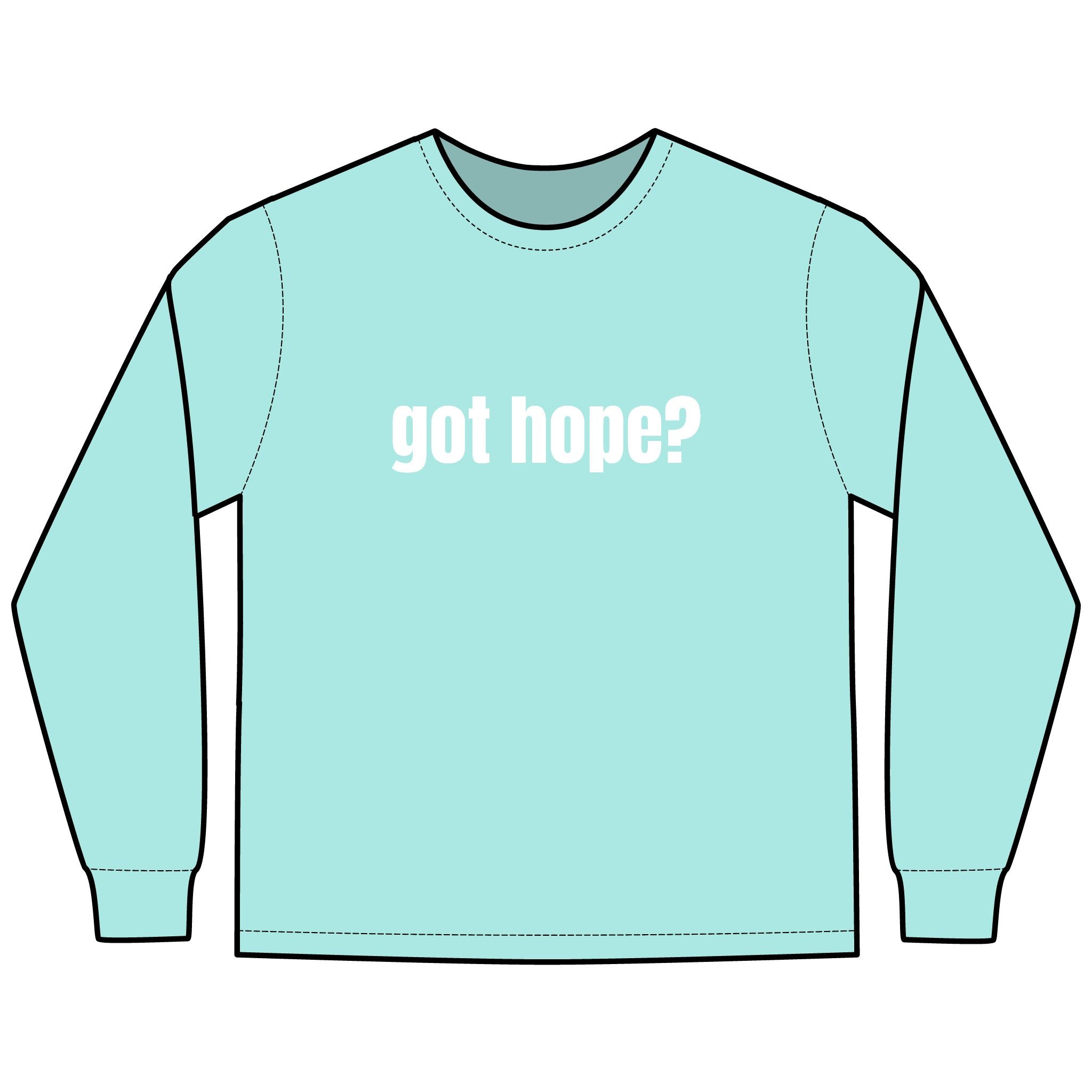 Multi Colors Hanes Garment-Dyed Long Sleeve T-Shirt with 315 Print