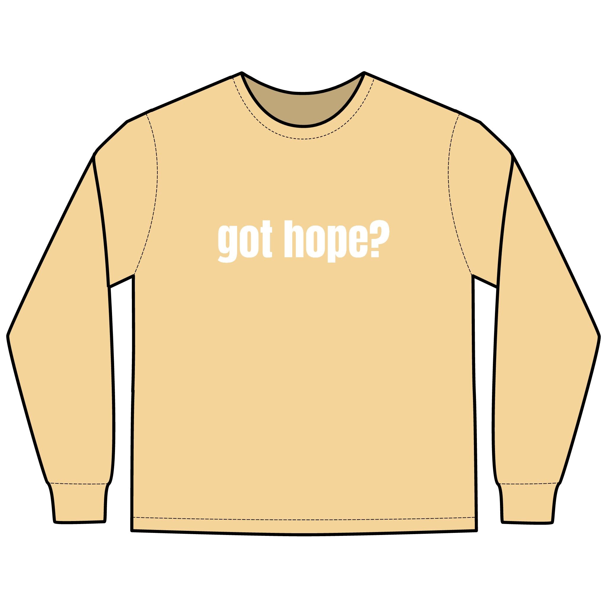 Multi Colors Hanes Garment-Dyed Long Sleeve T-Shirt with 315 Print