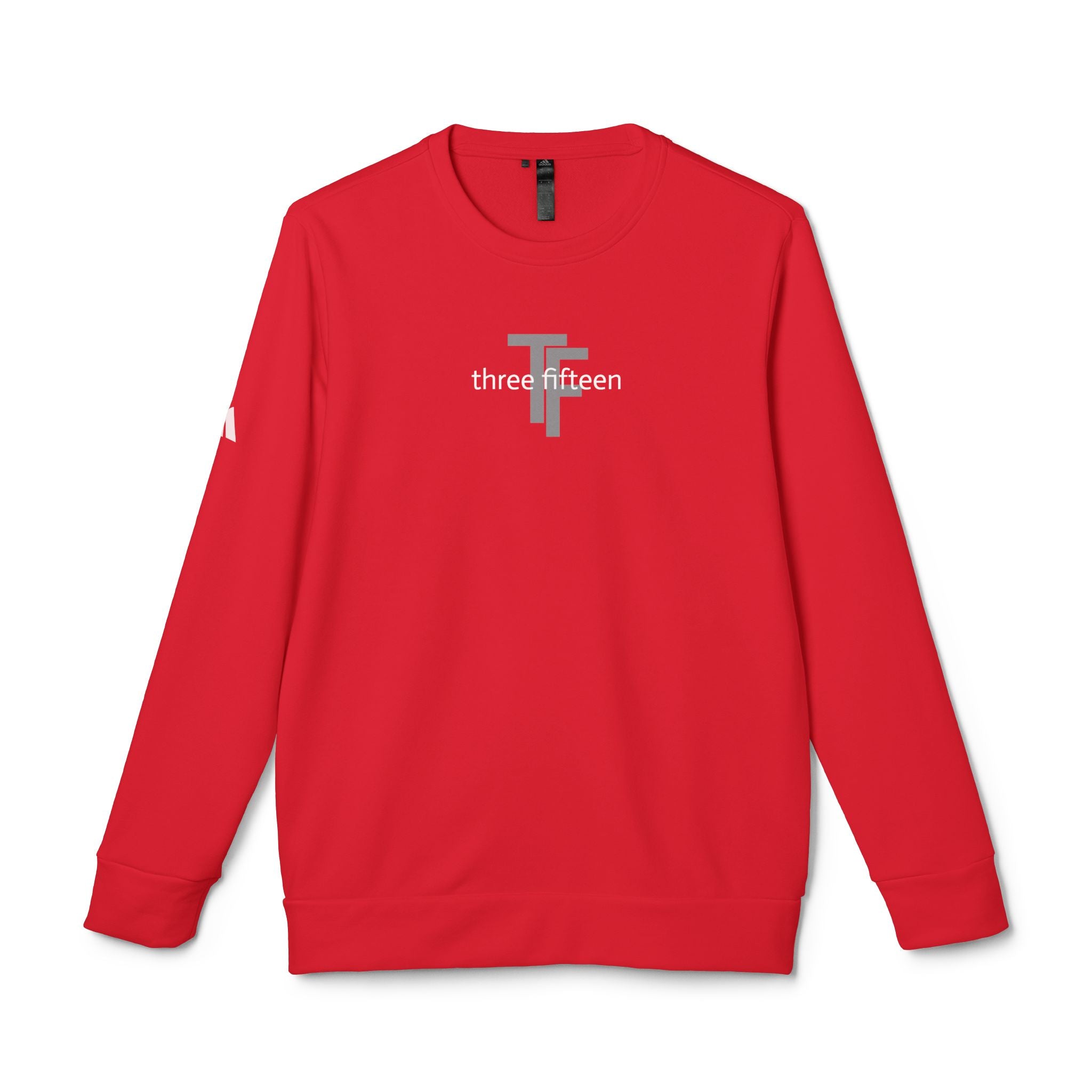 15 - Three Fifteen Overlay Adidas Multi Color Crewneck Sweatshirt — Subtle Logo Fleece