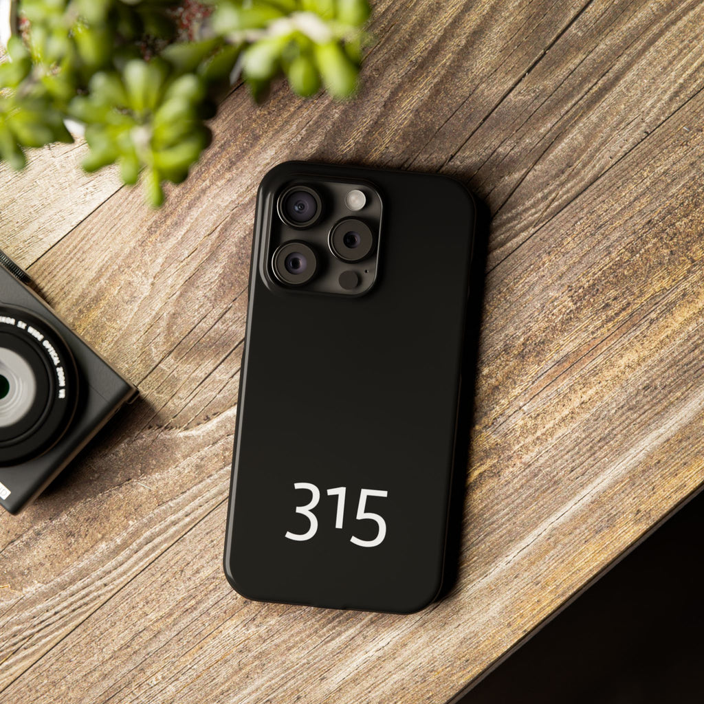 36 - Phone case 315 Slim Phone Case — Motivational Black Protective Cover