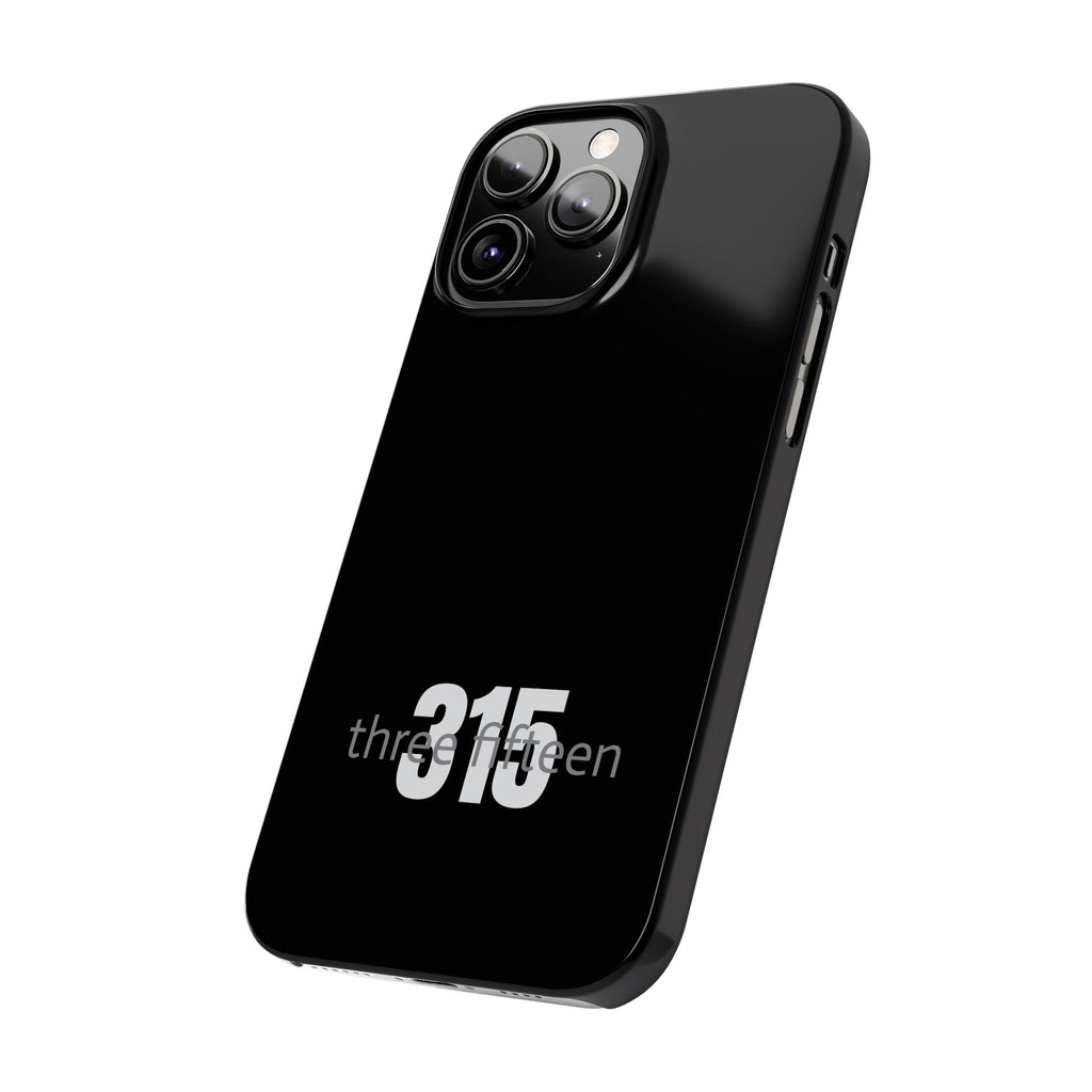 Copy of 36 - Phone case 315 Slim Phone Case — Motivational Black Protective Cover