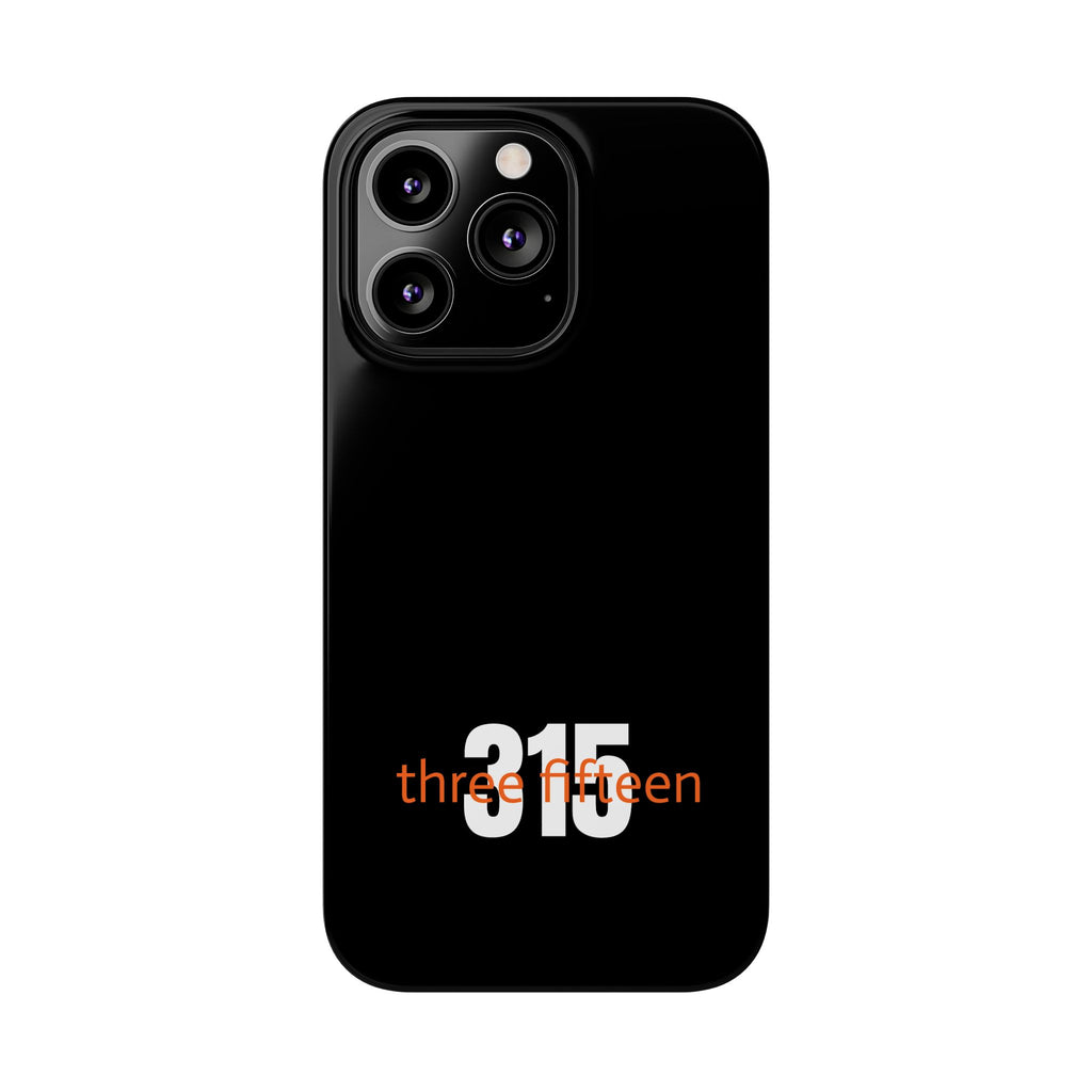 36 - Phone case 315 Slim Phone Case — Motivational Black Protective Cover