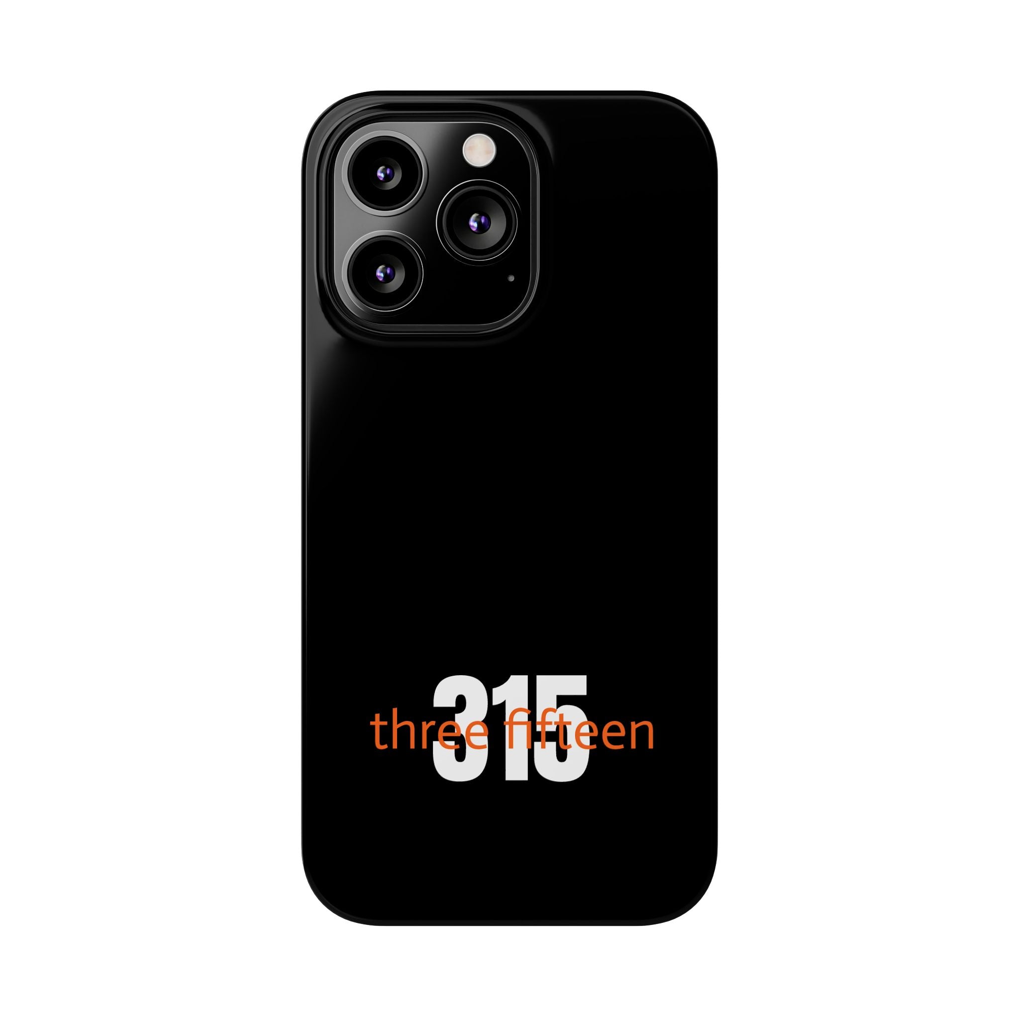 36 - Phone case 315 Slim Phone Case — Motivational Black Protective Cover