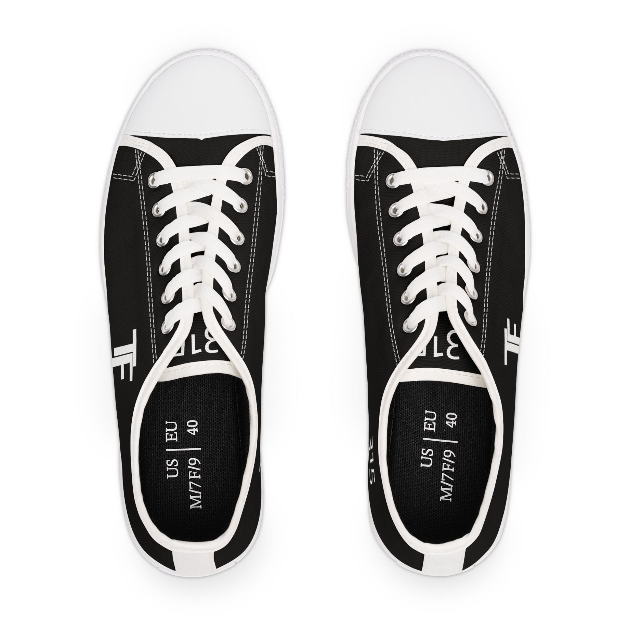 31 - Women's Low Top Sneakers TF — Minimal Grey Canvas Shoes with '315' Side Print
