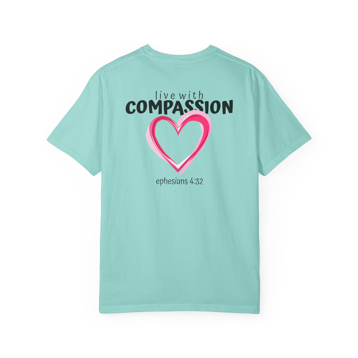 01 - Multi Color Tee - Live With Compassion - Multi Colors 315 Graphic T-Shirt