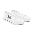 31 - Women’s White Low-Top Sneakers for Women - Minimal Casual Canvas Shoes