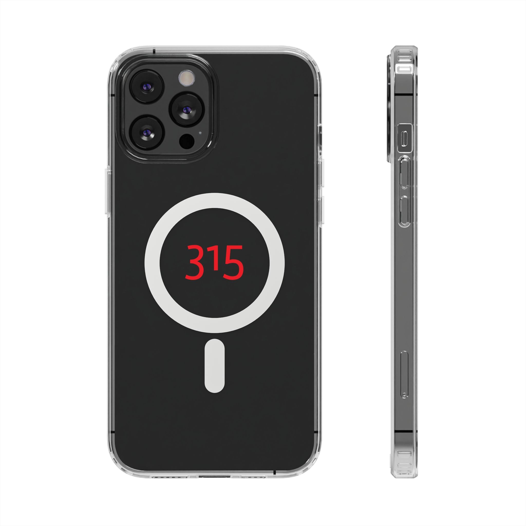 Clear Magnetic Impact Phone Case — Transparent Shockproof MagSafe-Compatible