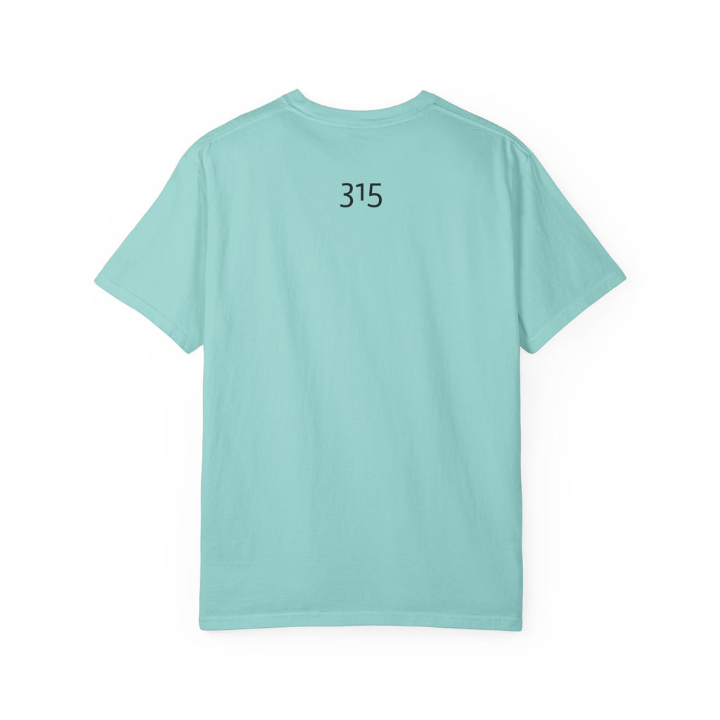 1 - Multi Colors Three Fifteen Cursive Graphic T-Shirt