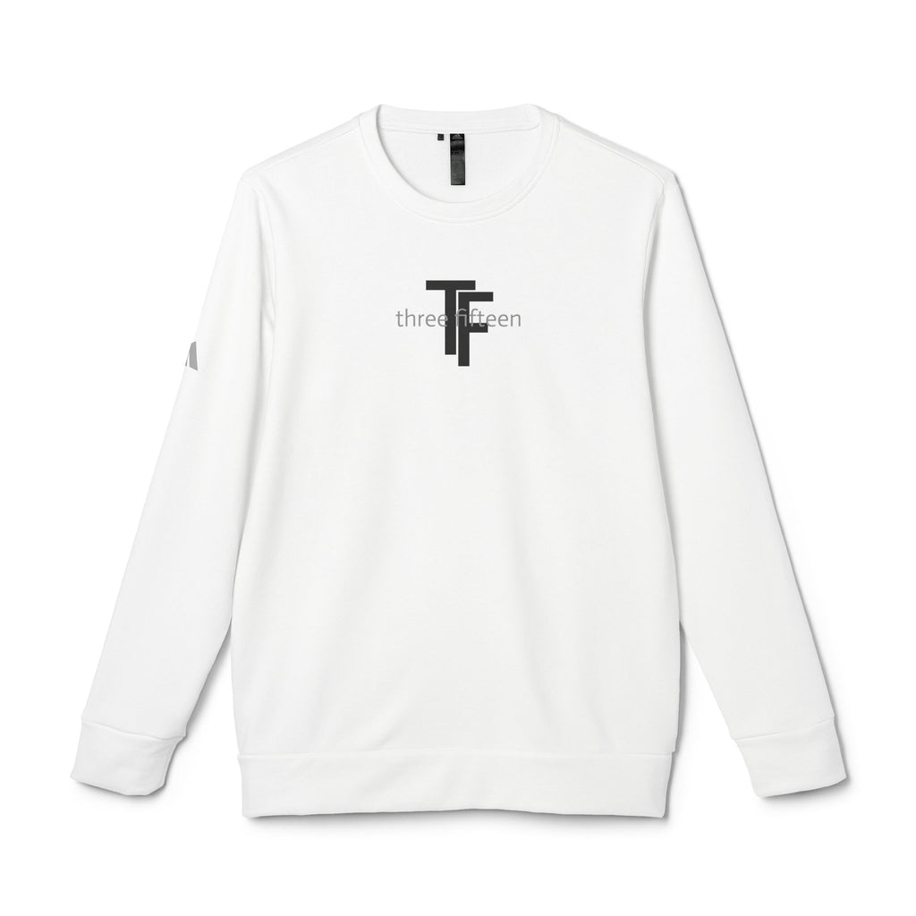 15 - Three Fifteen Overlay Adidas Crewneck Sweatshirt — Subtle Logo Fleece