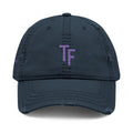 3 - Hat Distressed Embroidered TF Three Fifteen Dad Hat - Casual Chic Accessory