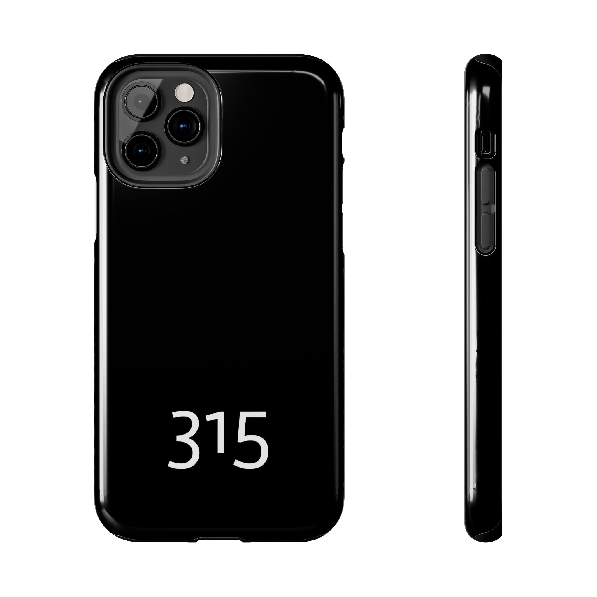 36 - Phone case 315 Tough Phone Case — Motivational Black Protective Cover
