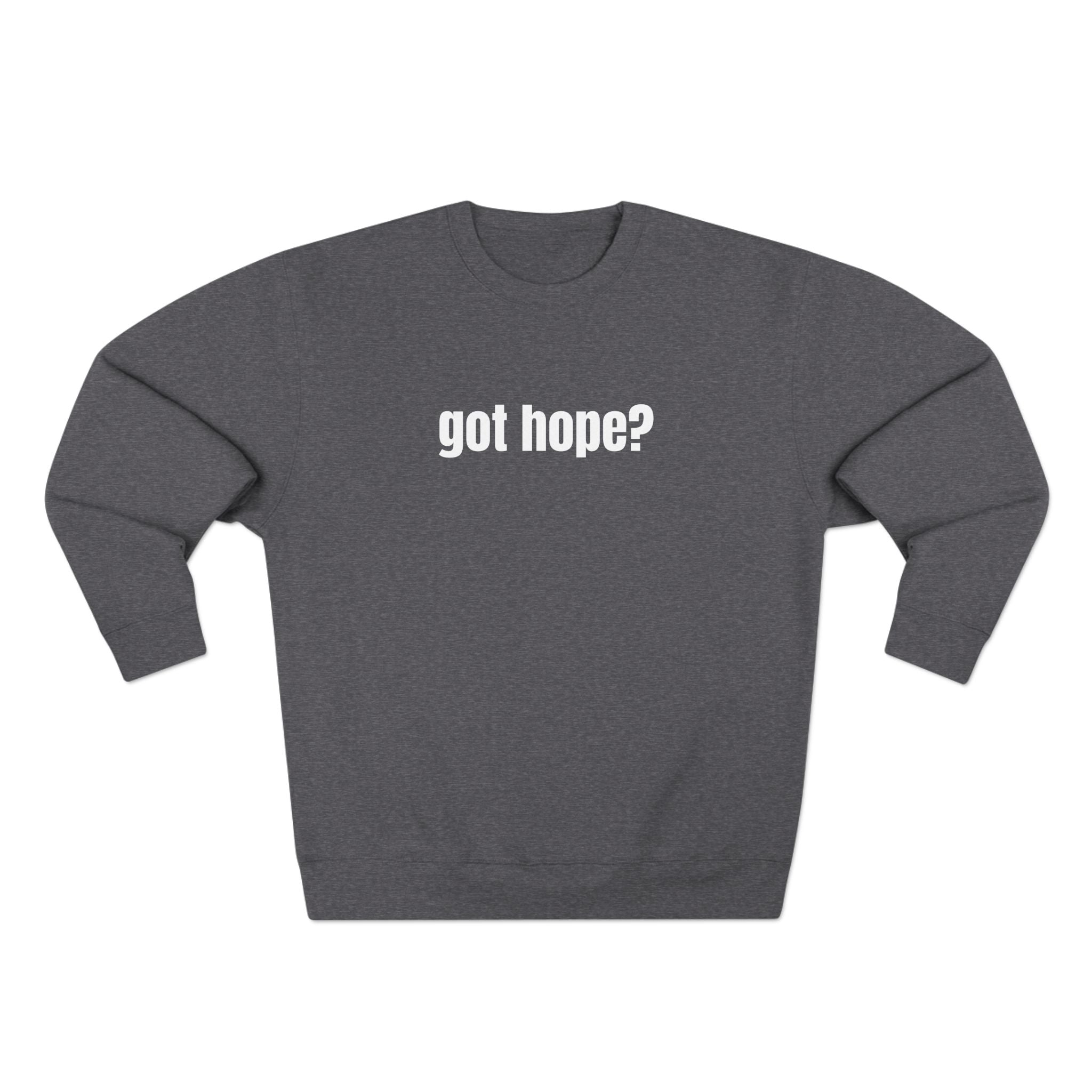 Got Hope - Multi Colors "This Isn't the End of My Story" Unisex Crewneck Sweatshirt - "Got Hope?" & "This Isn't the End of My Story"