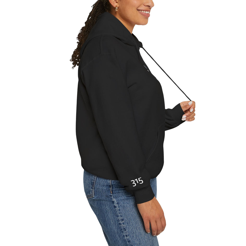 16 - Hoodie 3 Fifteen Embroidered Hoodie Multi Color - Hope Matters - Hoodie — Minimal Black Square Anchor Logo Pullover