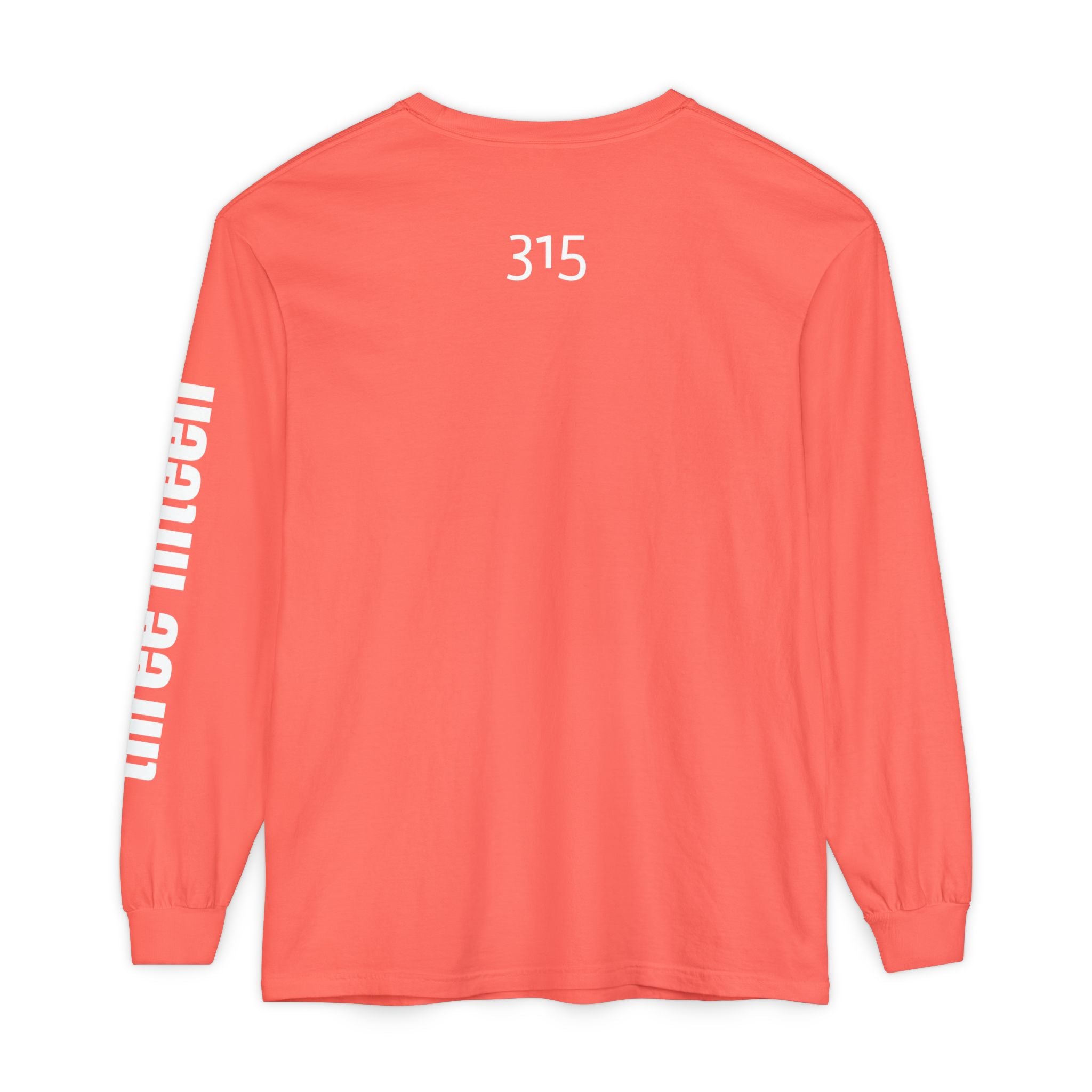 12 - 315 Three Fifteen Multi Color Unisex Long Sleeve T-Shirt - Inspirational Casual Wear