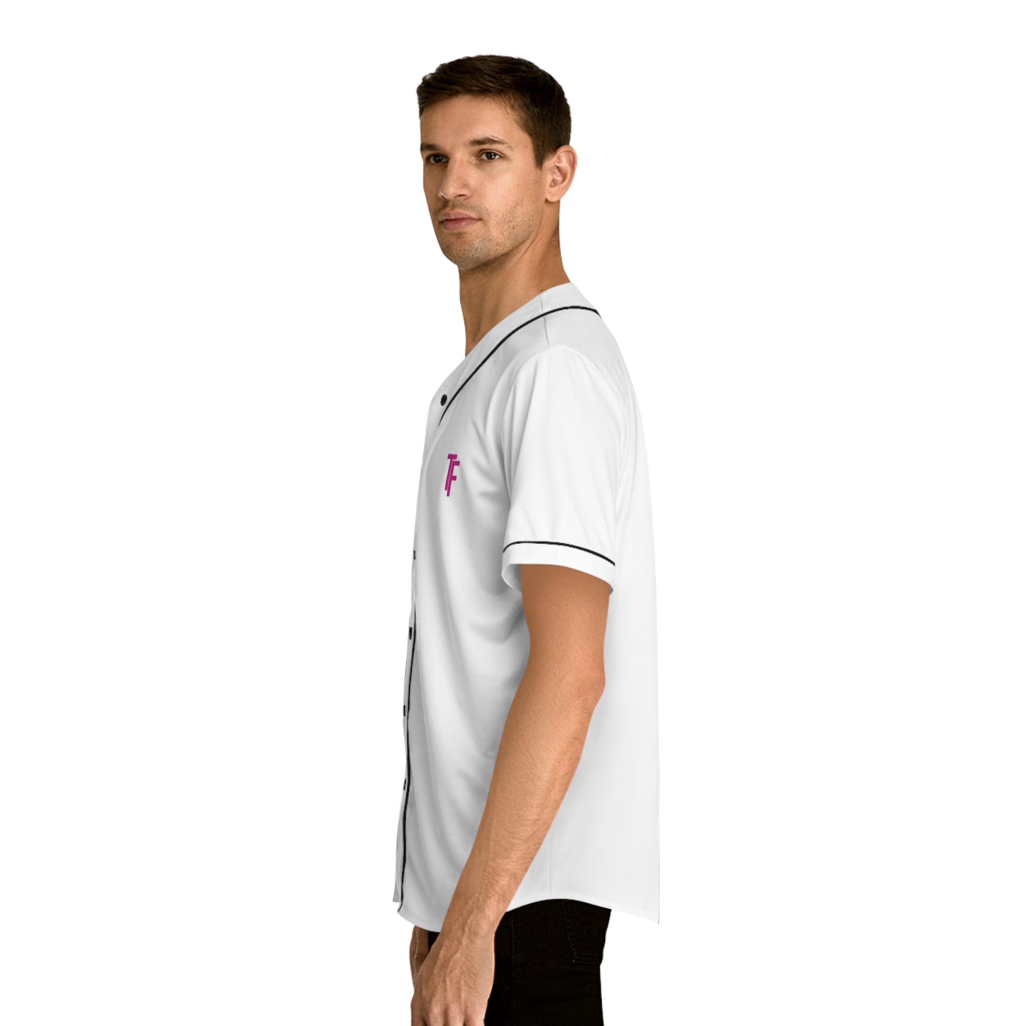 112 - TF Stylish Men's Baseball Jersey with Custom Number 315