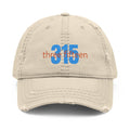 3 - Hat Distressed Embroidered Bold 315 Dad Hat - Casual Chic Accessory