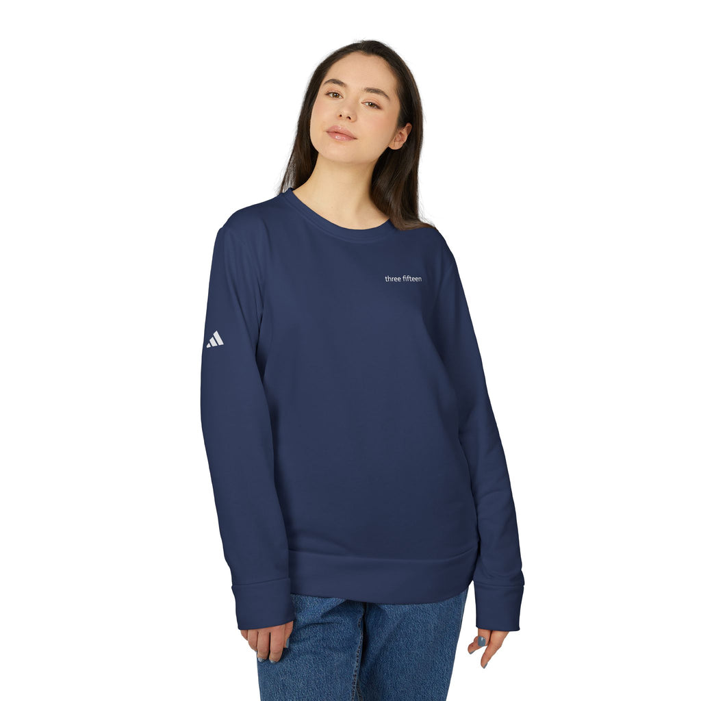 15 - Three Fifteen Adidas Multi Color Crewneck Sweatshirt — Subtle Logo Fleece