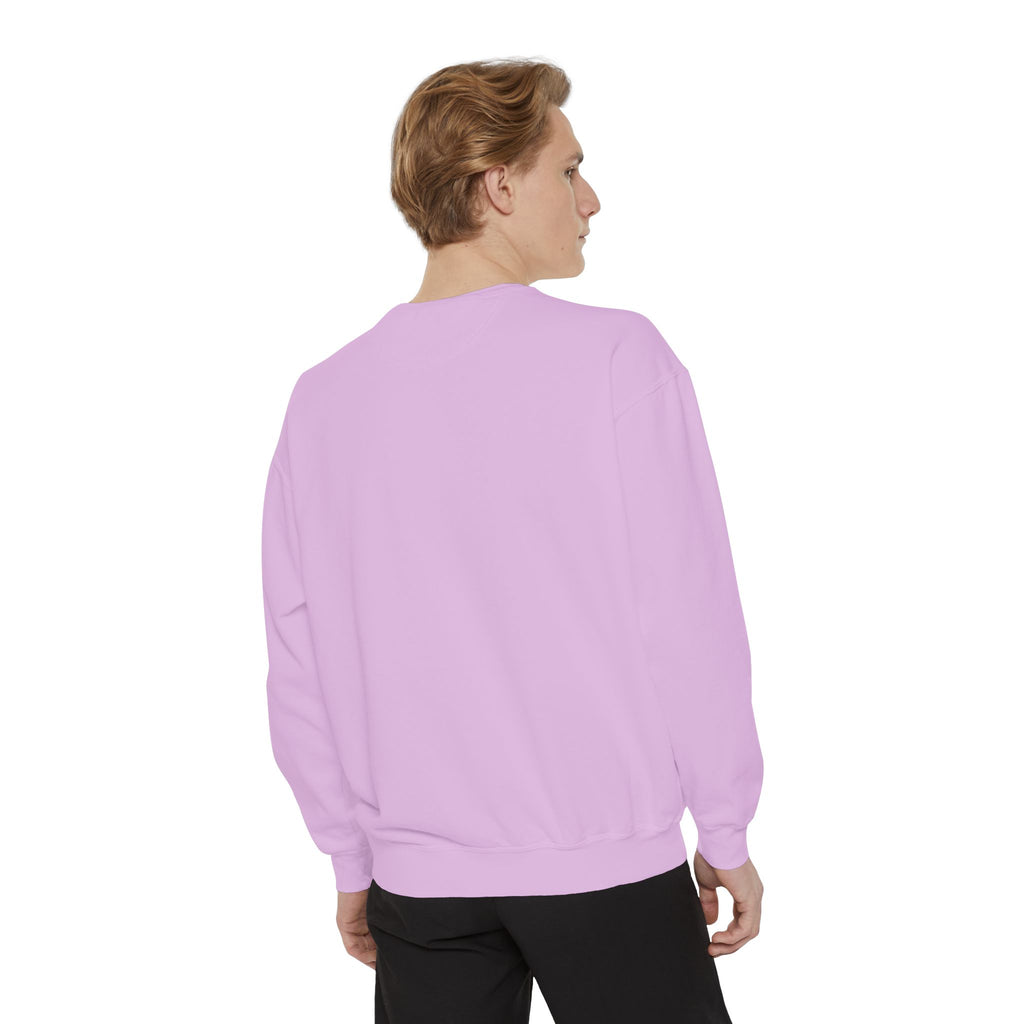 15 - Multi Color Hope Matters Embroidered Minimalist Logo Sweatshirt — White Crewneck Casual Pullover
