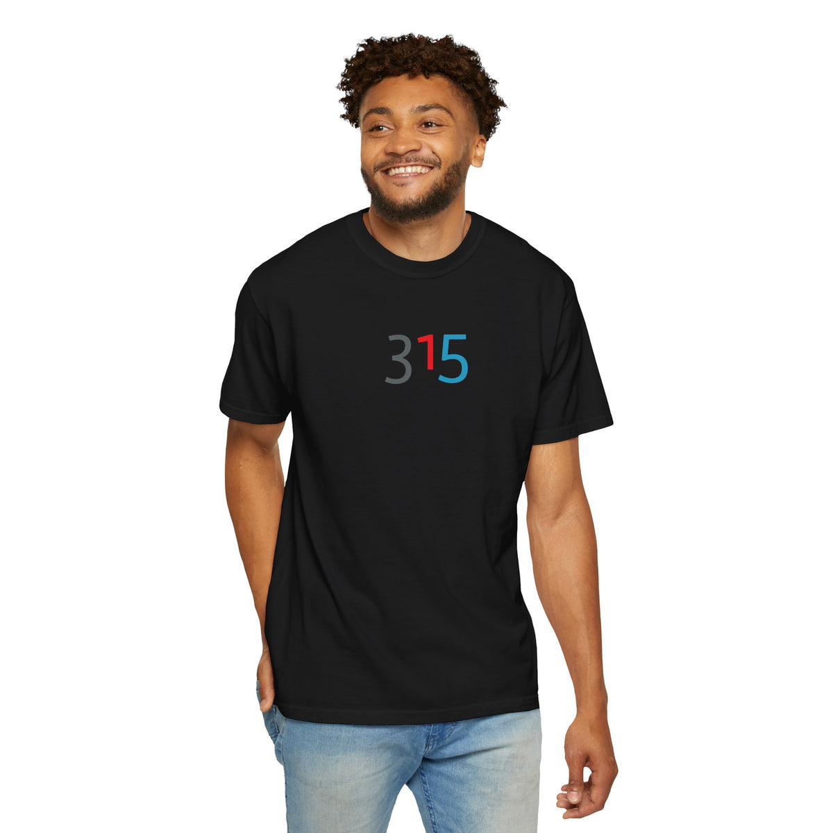 11 - 315 COLORS - Plain Back Multi Colors Graphic T-Shirt