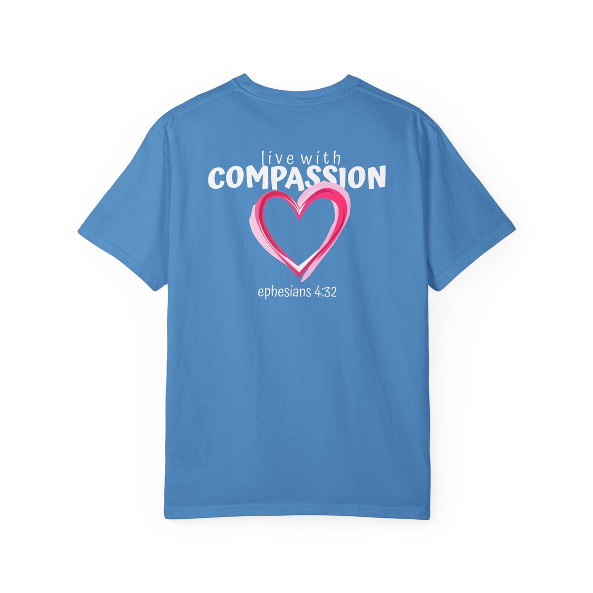 01 - Multi Color Tee - Live With Compassion - Multi Colors 315 Graphic T-Shirt