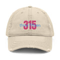3 - Hat Distressed Embroidered Bold 315 Dad Hat - Casual Chic Accessory