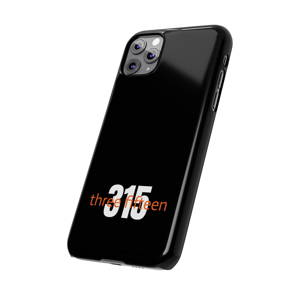 36 - Phone case 315 Slim Phone Case — Motivational Black Protective Cover