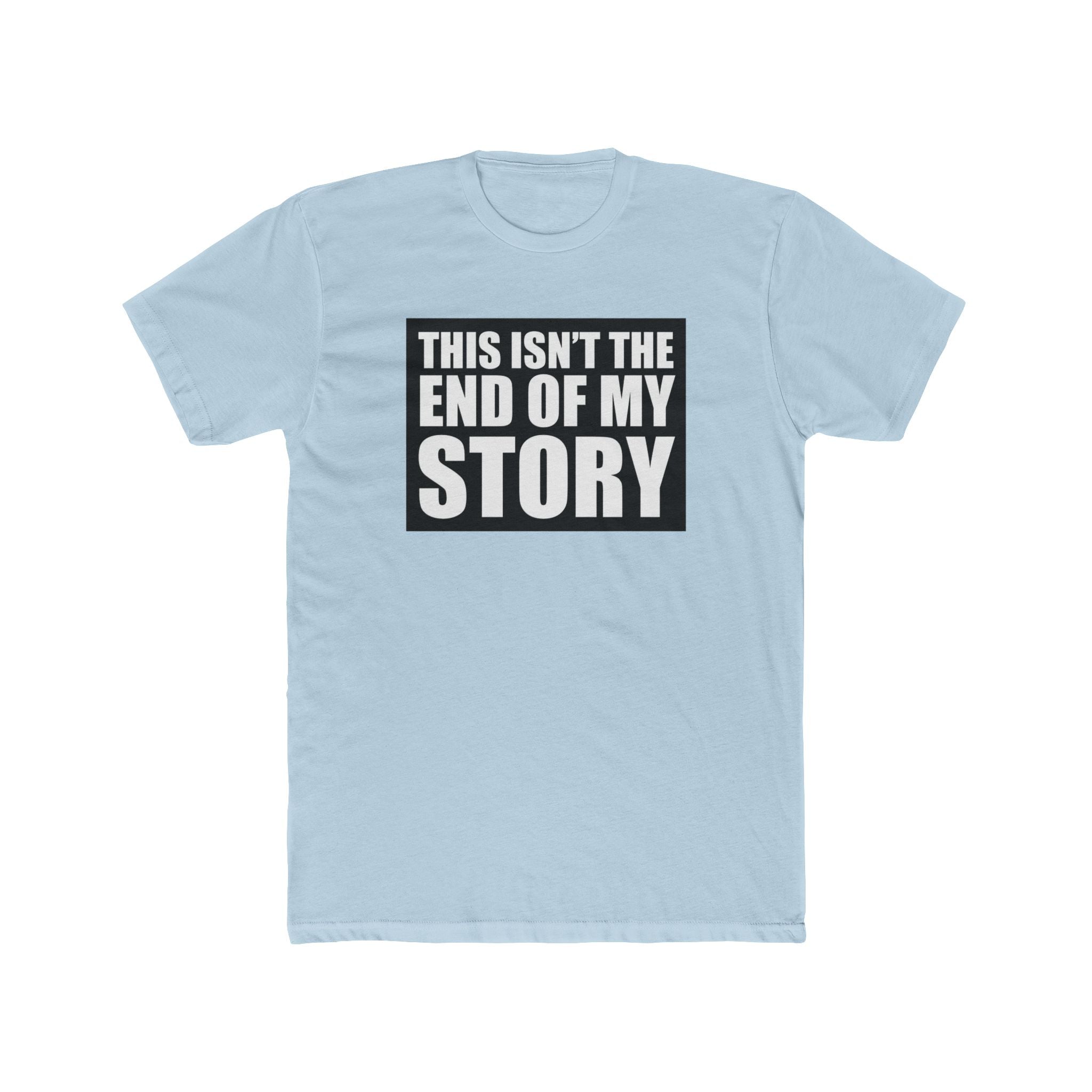 Multi Color Hopeful Message Unisex Cotton Crew Tee