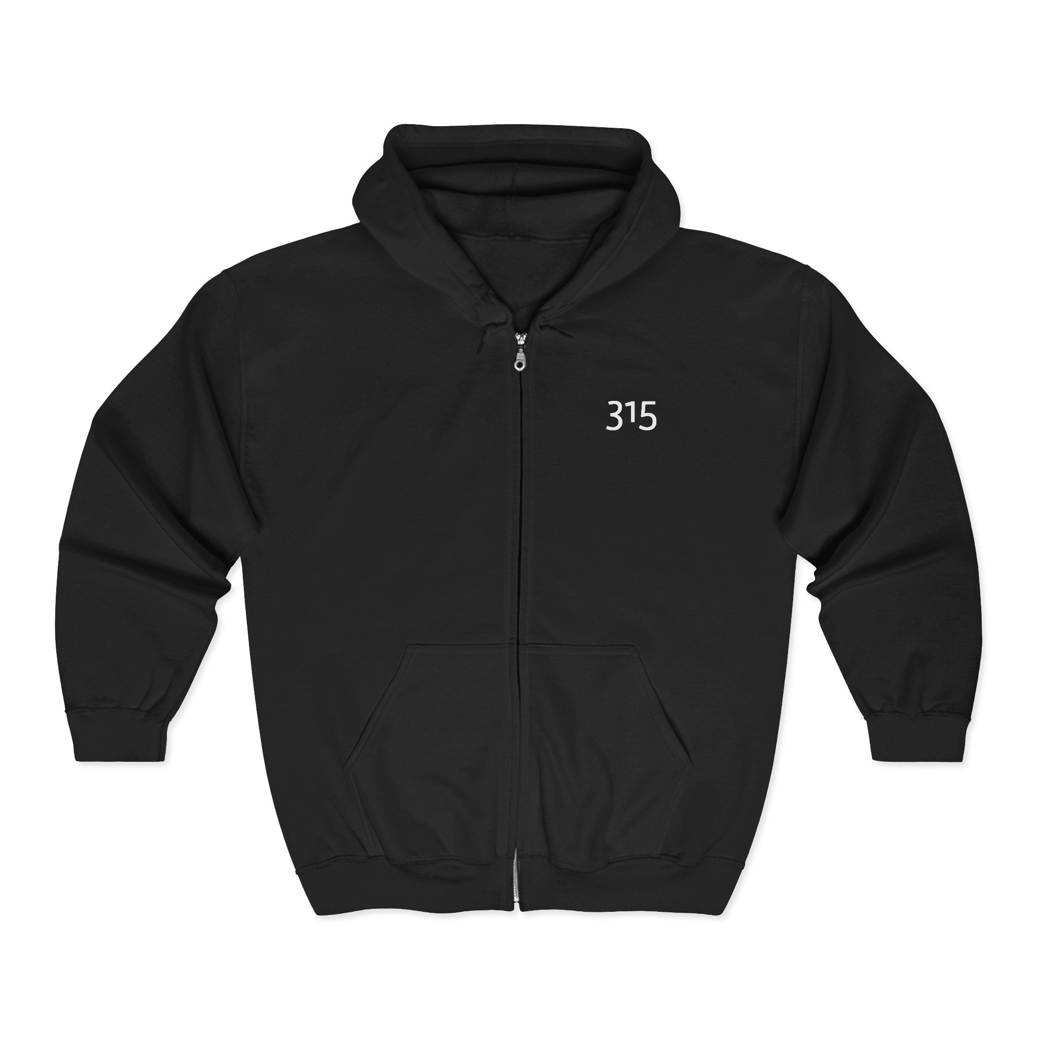 16 - Hoodie 315 Inspirational Quote Full Zip Hoodie