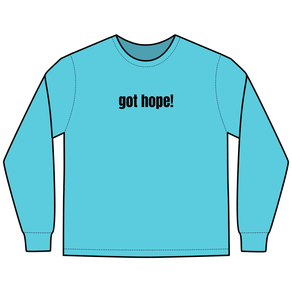 A Helping Hand Multi Colors Hanes Garment-Dyed Long Sleeve T-Shirt with 315 Print