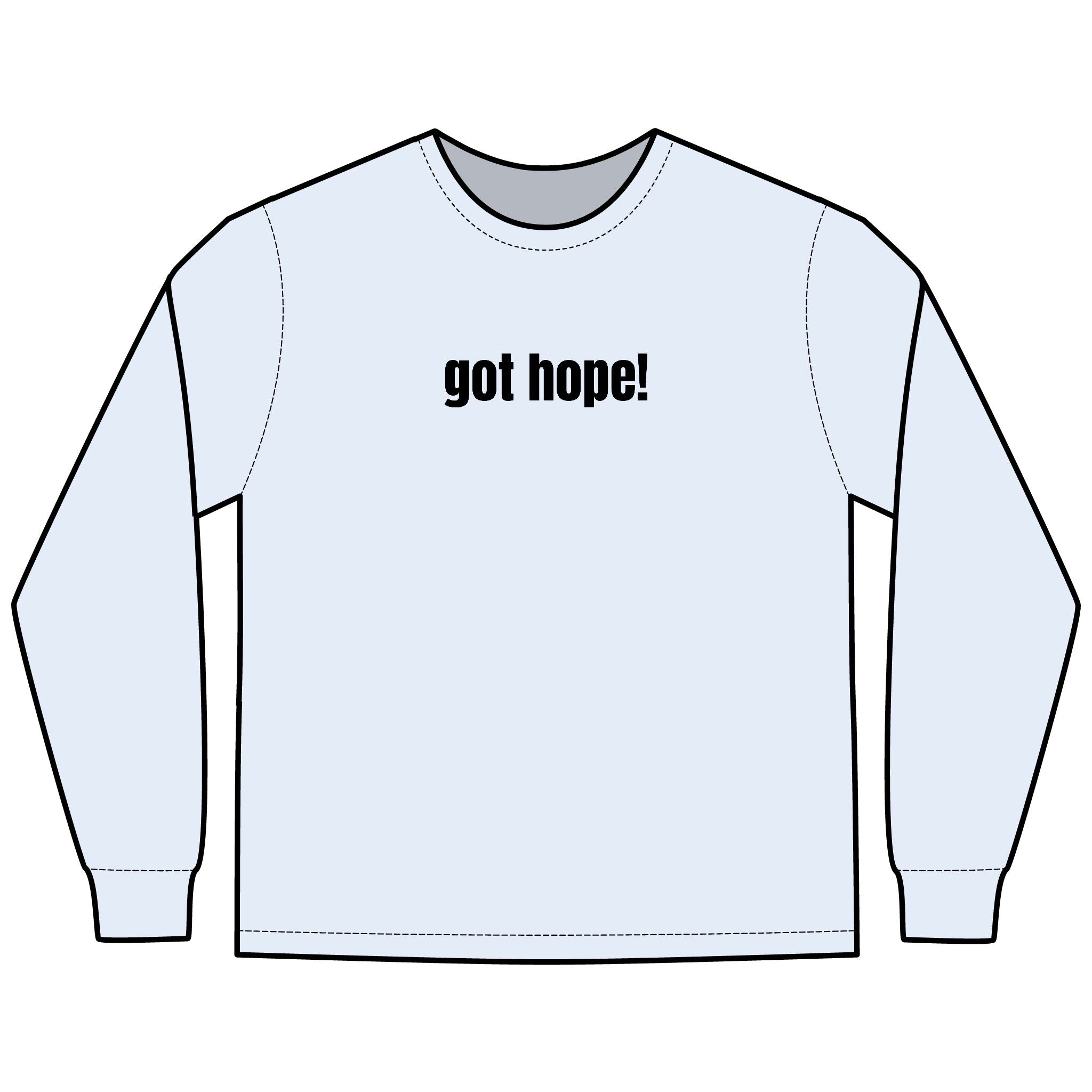 A Helping Hand Multi Colors Hanes Garment-Dyed Long Sleeve T-Shirt with 315 Print