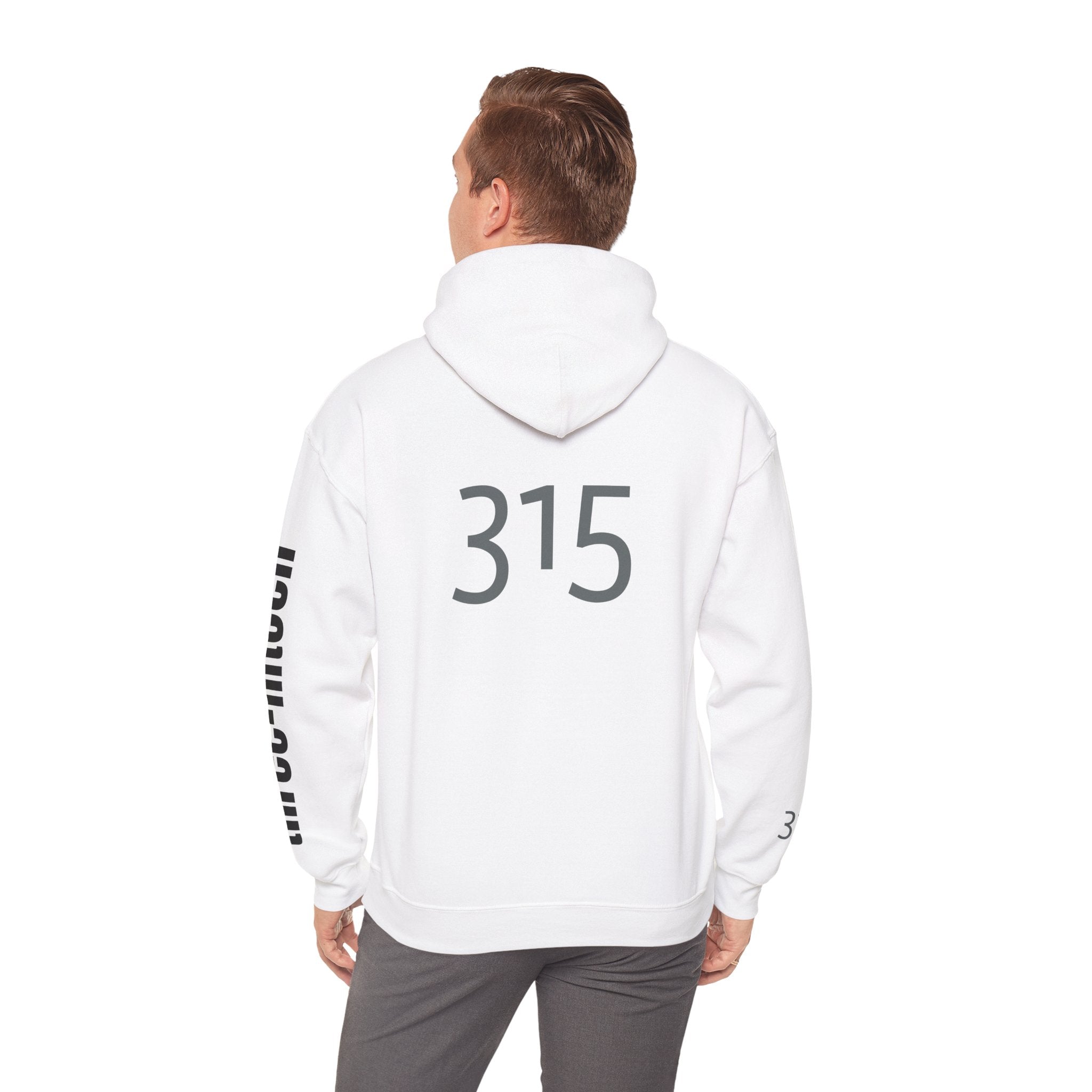 16 - Multi Color Printed Bold 315 Three Fifteen Inspirational Quote Hoodie - This Isn't The End Of My Story